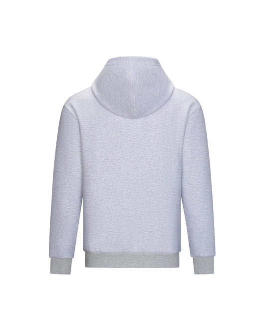 1713351-099 | K- SWISS X ANDREY RUBLEV UNISEX LOGO HOODIE | GREY