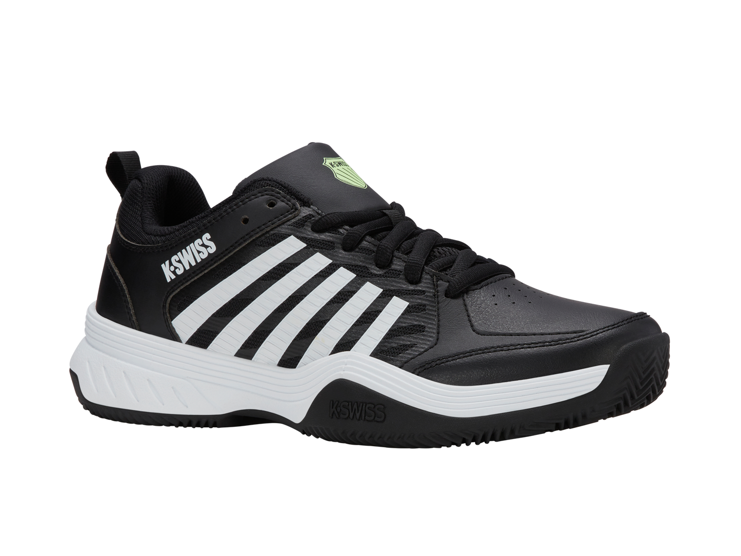 04429-064-M | COURT EXPRESS 2 CLAY | BLACK/WHITE/SOFT NEON GREEN
