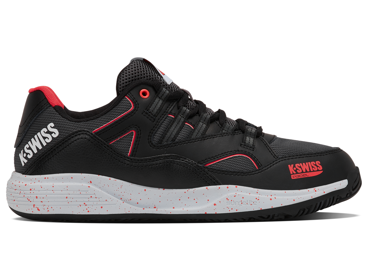 04435-074-M | TURA TEAM PADEL | BLACK/MICRO CHIP/NEON LAVA