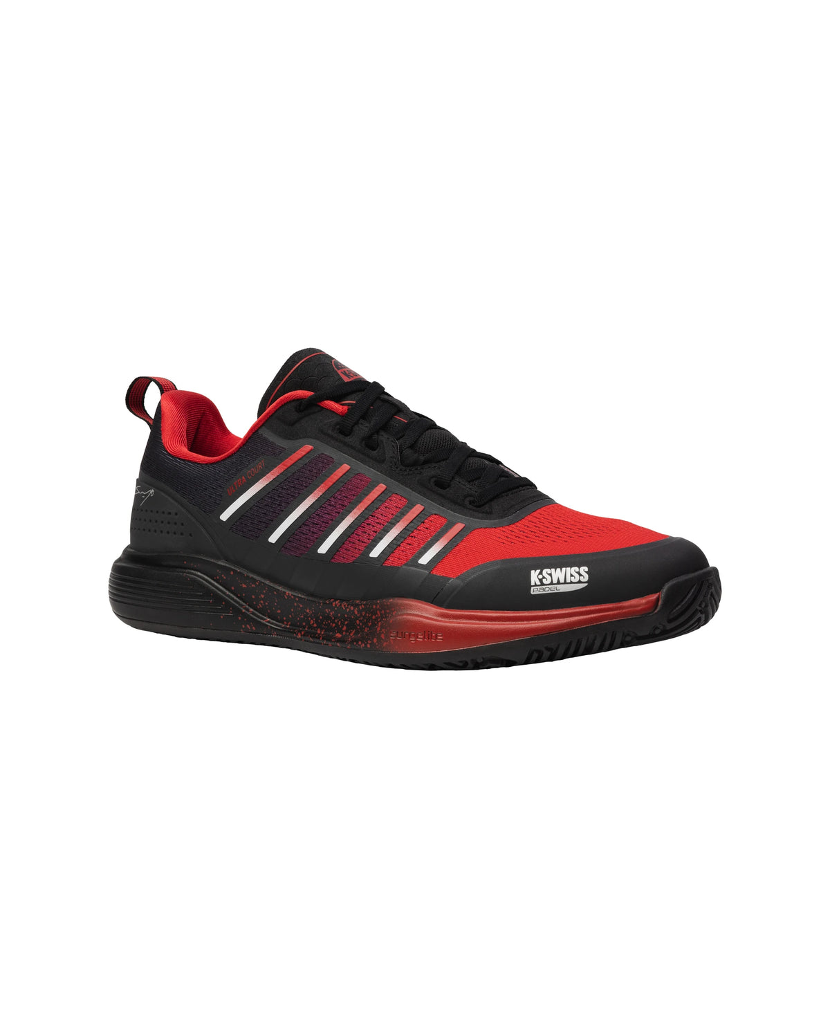 04436-927-M | ULTRA COURT PADEL | BLACK/ANTHRACITE/SANYO RED