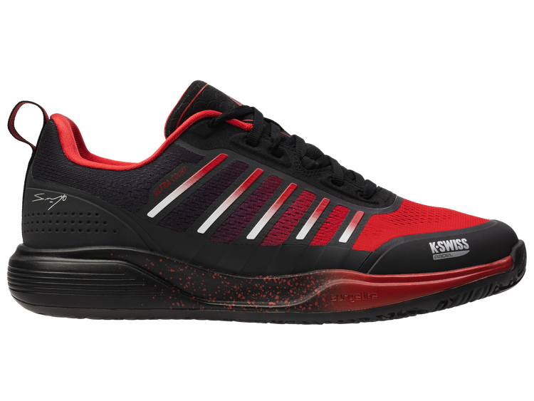 04436-927-M | ULTRA COURT PADEL | BLACK/ANTHRACITE/SANYO RED