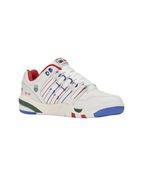 04440-107-M | SI-18 INTERNATIONAL C | BLANC DE BLANC/MARS RED/POSY GREEN/DAZZLING BLUE - K-Swiss EU - 2
