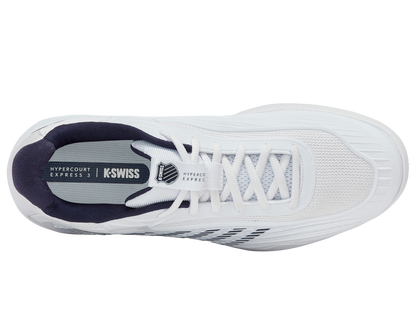 04603-161-M | HYPERCOURT EXPRESS 3 | WHITE/PEACOAT/SILVER