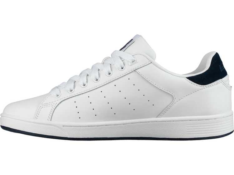 05353-167-M | MENS CLEAN COURT CMF | WHITE/NAVY/NAVY