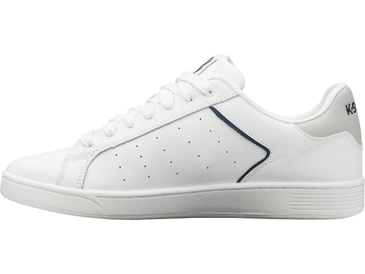 06347-169-M | MENS CLEAN COURT II CMF | WHITE/MAJOLICA BLUE/VAPOR BLUE