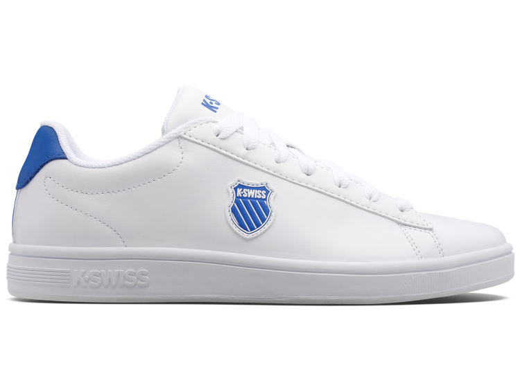 06599-117-M | COURT SHIELD | WHITE/CLASSIC BLUE