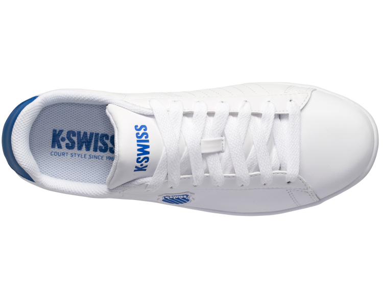 06599-117-M | COURT SHIELD | WHITE/CLASSIC BLUE
