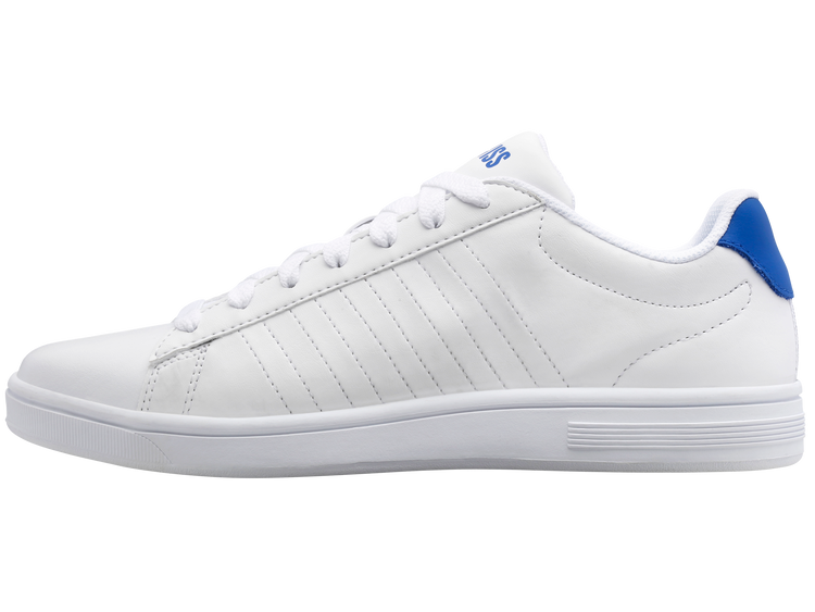 06599-117-M | COURT SHIELD | WHITE/CLASSIC BLUE