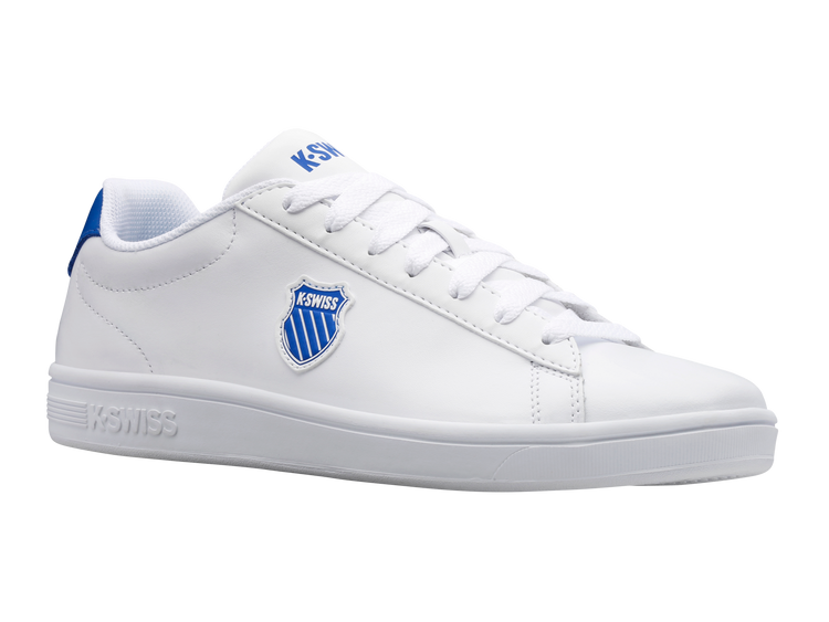 06599-117-M | COURT SHIELD | WHITE/CLASSIC BLUE