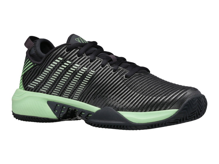 06617-405-M | HYPERCOURT SUPREME HB | BLUE GRAPHITE/SOFT NEON GREEN