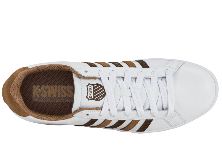 07011-919-M | COURT TIEBREAK | WHITE/TOASTED COCONUT/CHOCOLATE BROWN