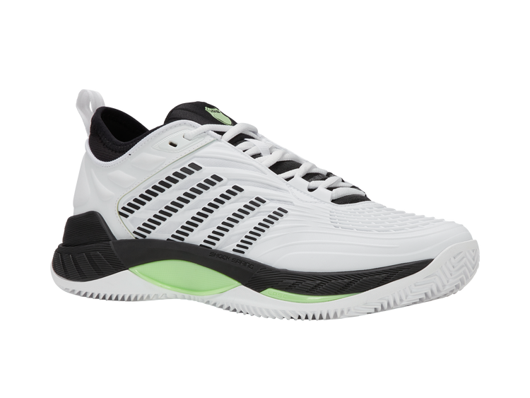 09072-184-M | HYPERCOURT SUPREME 2 CLAY | WHITE/BLACK/SOFT NEON GREEN