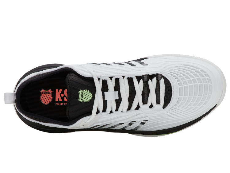 09072-184-M | HYPERCOURT SUPREME 2 CLAY | WHITE/BLACK/SOFT NEON GREEN