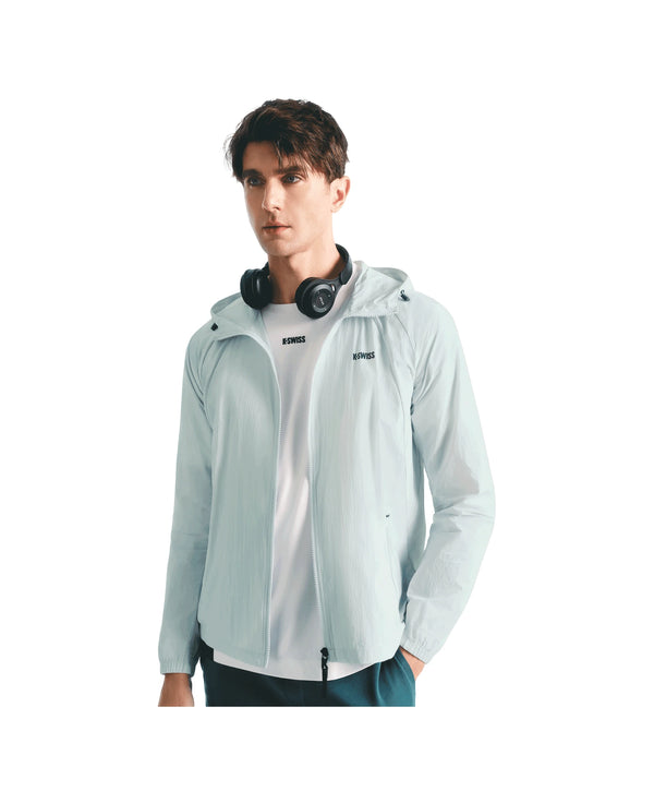 1011556-077 | HOODED JACKET 'TENNIS CLUB' | GREY