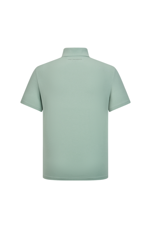 1011571-315 | MEN'S UPF50+ SWEAT ABSORB QUICK-DRY POLO SHIRT | GREEN