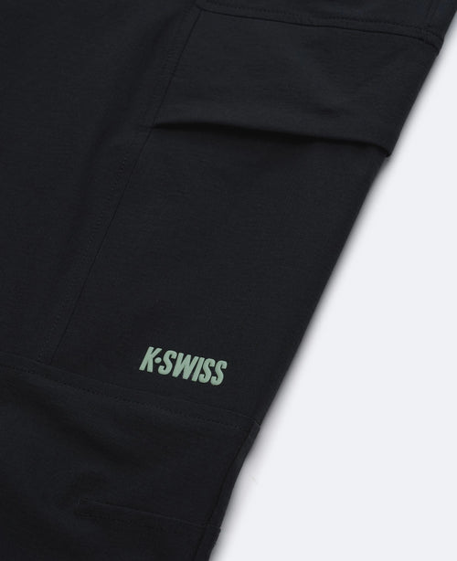 1013348-008 | K- SWISS X ANDREY RUBLEV MENS SUBTLE CHECKED PANTS | BLACK - K-Swiss EU - 5