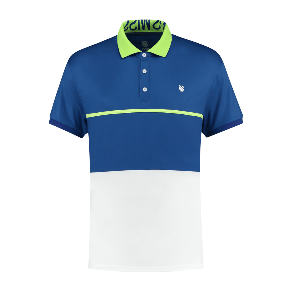 104244-174 | HYPERCOURT EXPRESS POLO 2 | WHITE / SODALITE BLUE / WEB BLUE