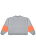 104359-034 | WILLY MOCK NECK KANGAROO | HEATHER GREY