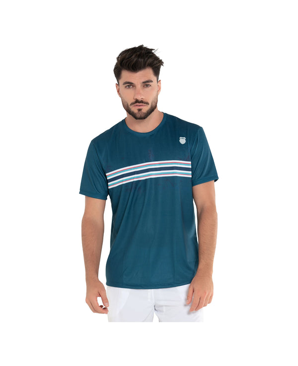 107716-460 | MARTIAN SRIPE S/S | BLUE OPAL