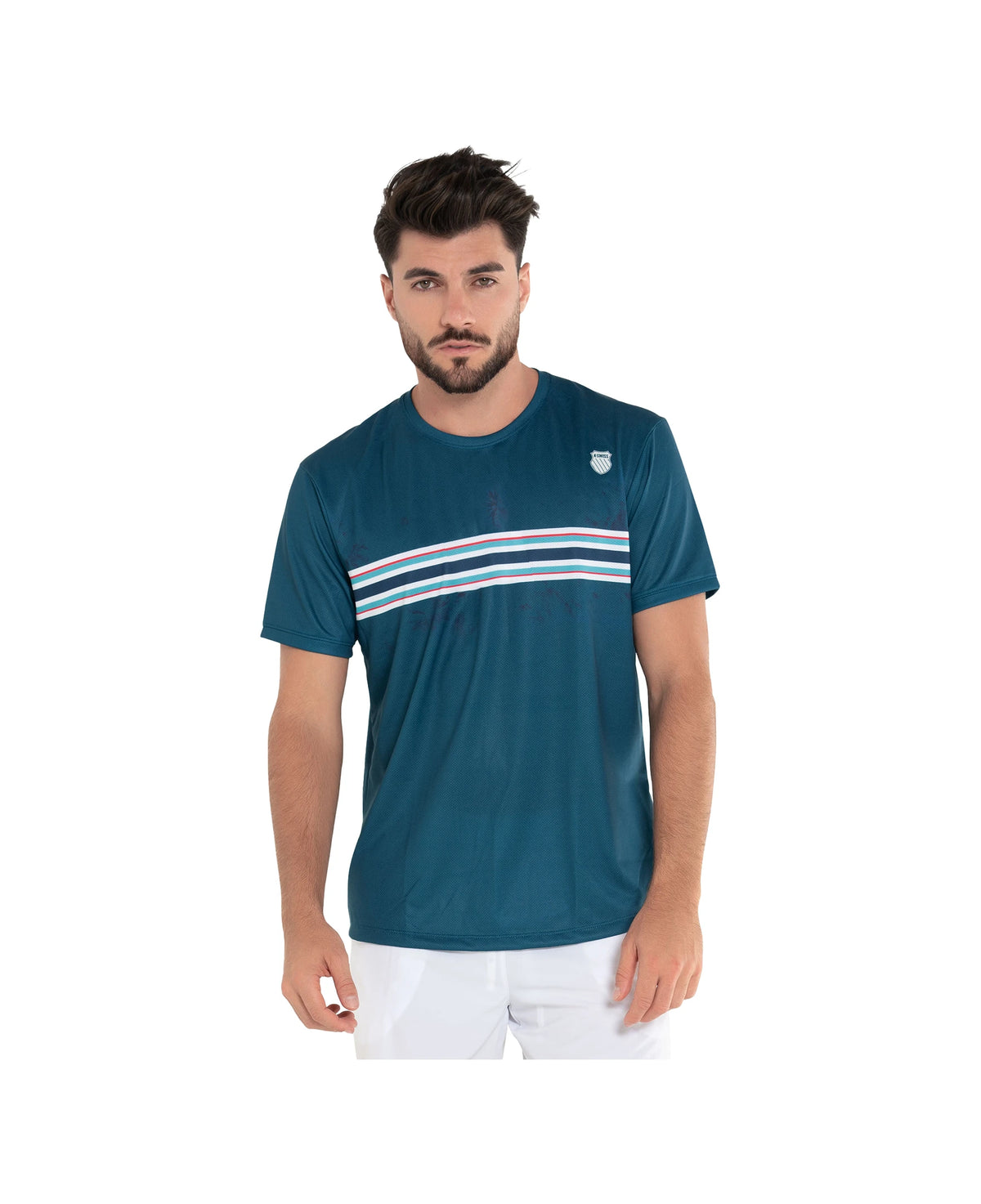 107716-460 | MARTIAN SRIPE S/S | BLUE OPAL