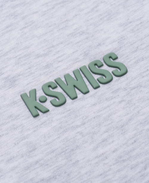 1713351-099 | K- SWISS X ANDREY RUBLEV UNISEX LOGO HOODIE | GREY - K-Swiss EU - 3