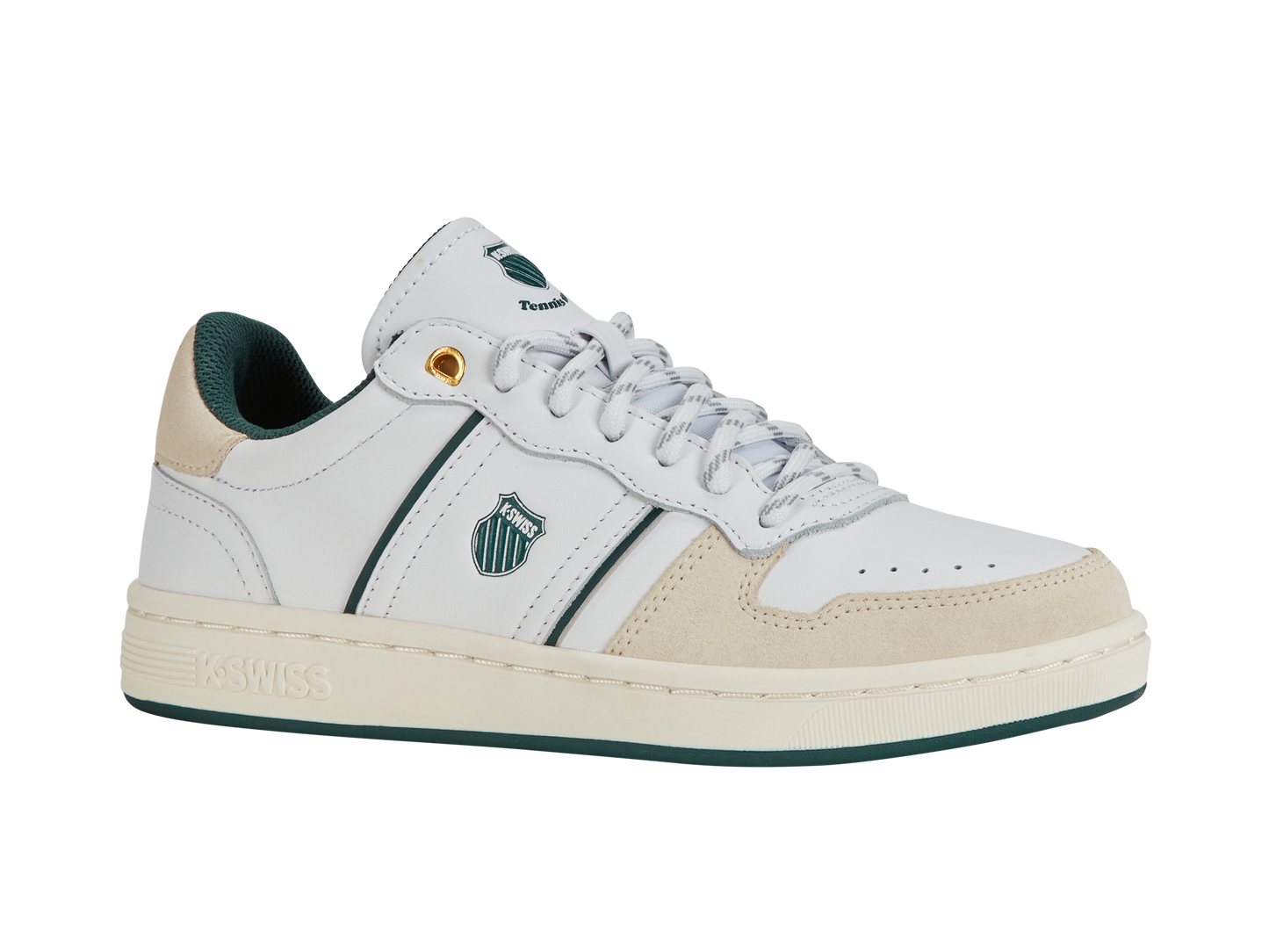 94403-128-M | LOZAN MATCH TC | WHITE/RAIN FOREST/EGRET