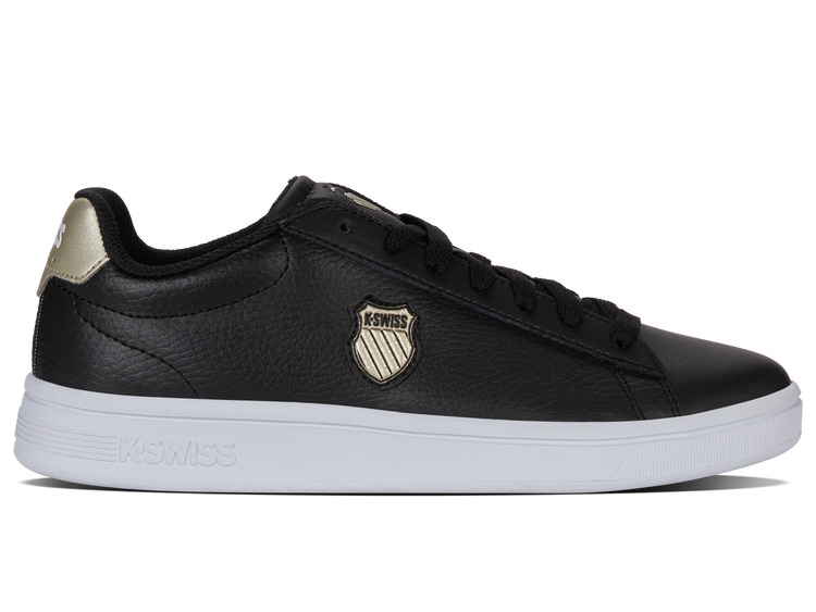 94412-015-M | COURT SHIELD II | BLACK/CHAMPAGNE/WHITE