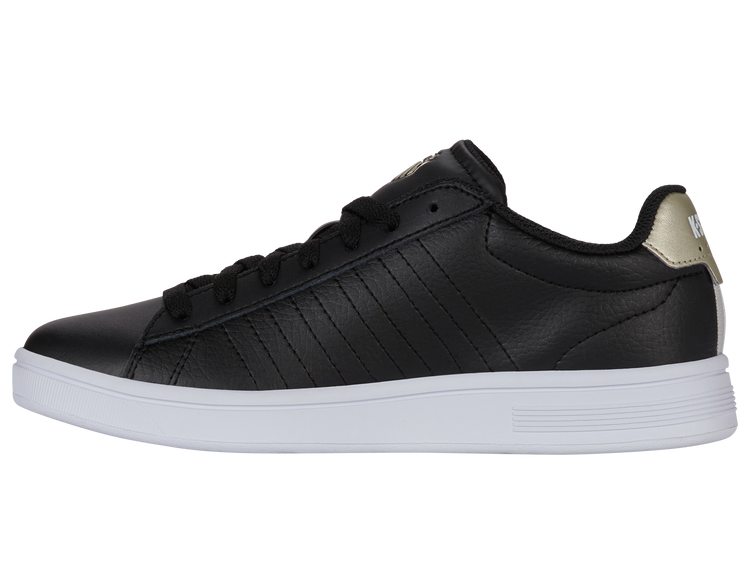 94412-015-M | COURT SHIELD II | BLACK/CHAMPAGNE/WHITE
