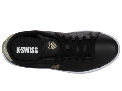 94412-015-M | COURT SHIELD II | BLACK/CHAMPAGNE/WHITE