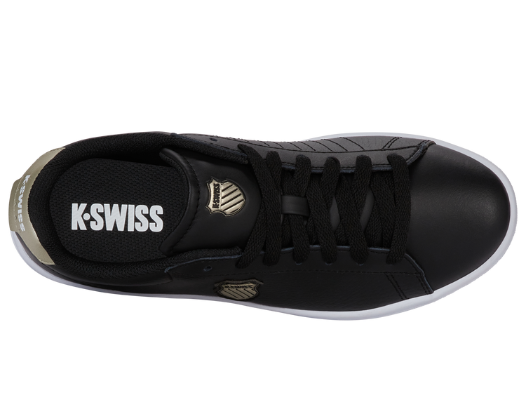 94412-015-M | COURT SHIELD II | BLACK/CHAMPAGNE/WHITE