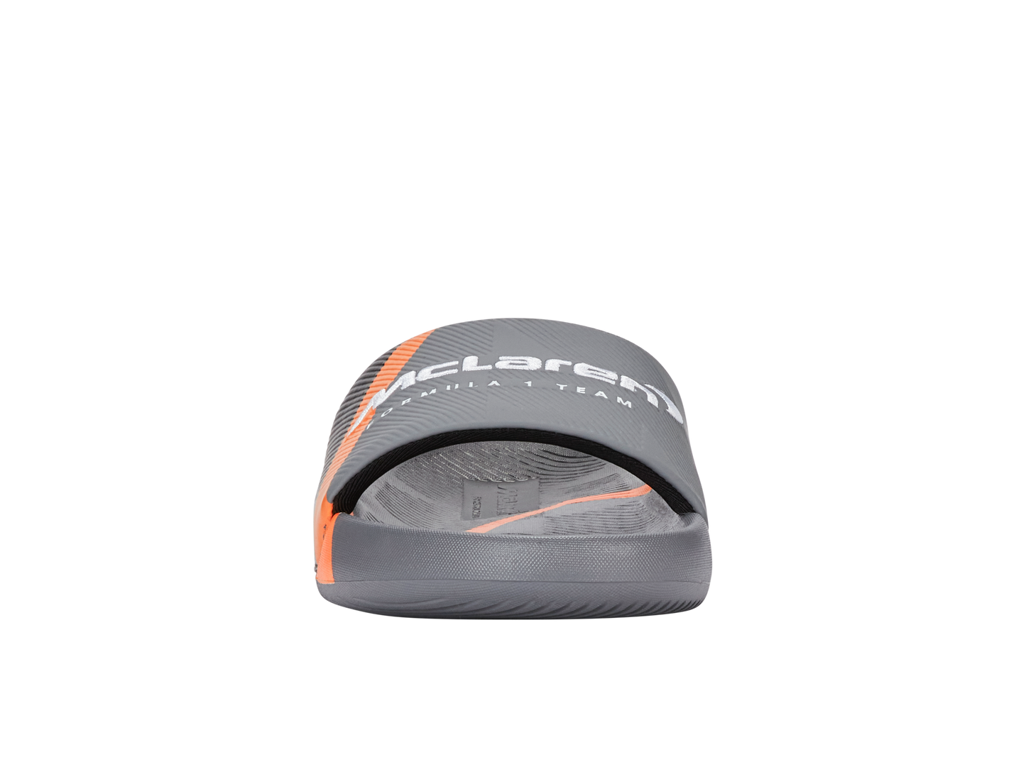 94422-090-M | SLIDE SANDAL X MCLAREN F1 TEAM | ANTHRACITE/BLACK/PAPAYA