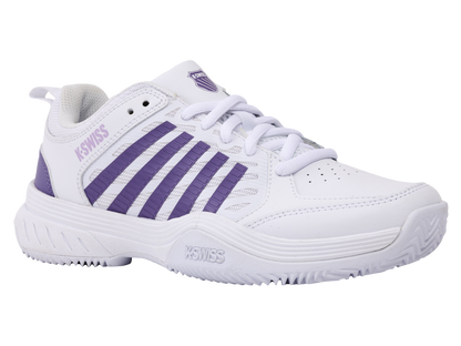 94429-151-M | COURT EXPRESS 2 CLAY | WHITE/PURPLE HAZE/NEON LAVENDER