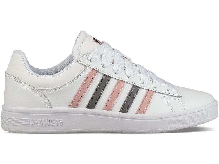 96154-152-M | COURT WINSTON | WHITE/PALE MAUVE/SMOKED PEARL