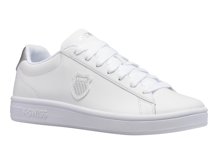 96599-110-M | COURT SHIELD | WHITE/SILVER