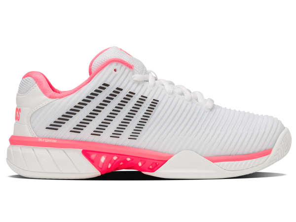 96613-173-M | HYPERCOURT EXPRESS 2 | WHITE/NEON PASTEL PINK/BLACK