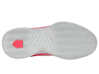 96614-182-M | HYPERCOURT EXPRESS 2 CLAY | WHITE/ORCHID PETAL/NEON BLAZE