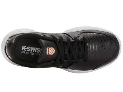 96750-059-M | COURT EXPRESS HB | BLK/WHT/ROSEGOLD