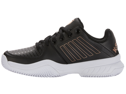 96750-059-M | COURT EXPRESS HB | BLK/WHT/ROSEGOLD