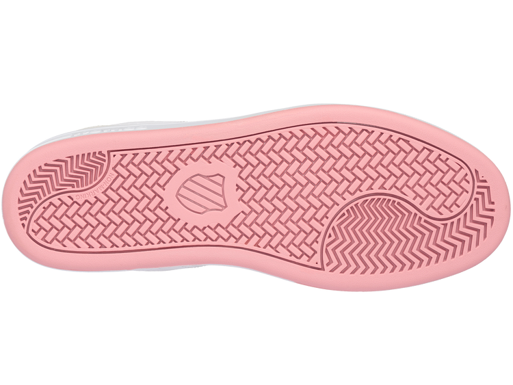 96802-973-M | WOMENS NORTH COURT | WHITE/FLAMINGO PINK