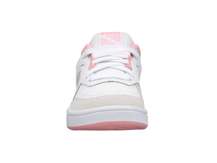 96802-973-M | WOMENS NORTH COURT | WHITE/FLAMINGO PINK