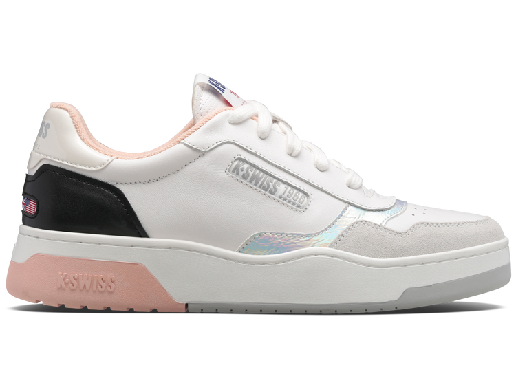 97253-929-M | CANNONCOURT LTH | WHITE/PEACH WHIP/BLACK