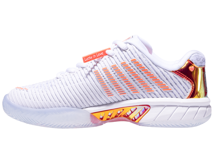 97382-112-M | HYPERCOURT EXPRESS 2  LUCKY IN LOVE | WHITE/DOVE/ORANGE GLOW