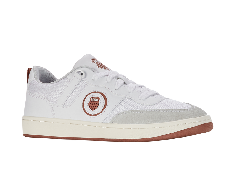 99075-962-M | K-VARSITY | WHITE/LIGHT MAHOGANY