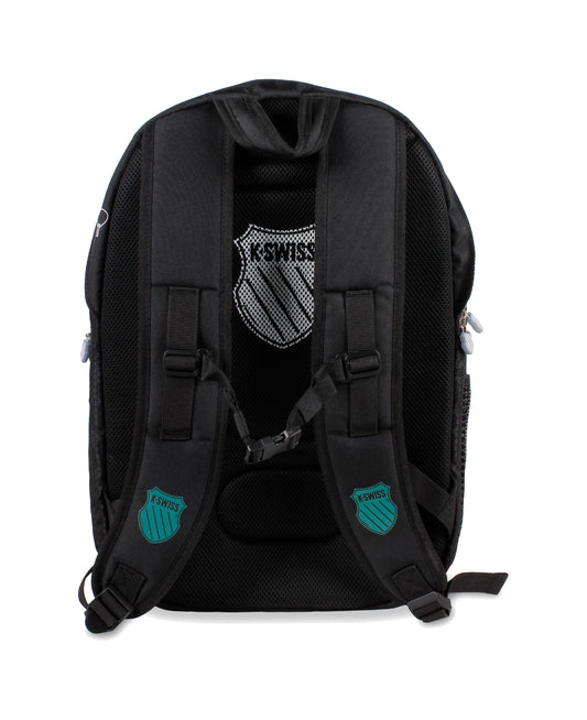 BG772-052 | CLASSIC PADEL BACKPACK | BLACK/TURQUOISE