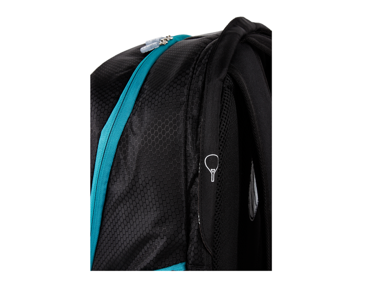 BG772-052 | CLASSIC PADEL BACKPACK | BLACK/TURQUOISE