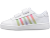 57005-103-M | CLASSIC PRO STRAP | WHITE/PASTEL RAINBOW