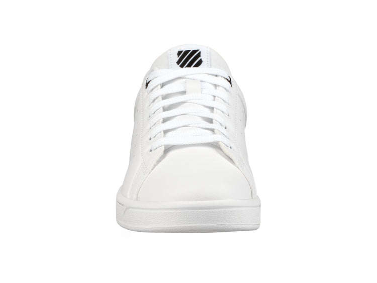 95353-102-M | WOMENS CLEAN COURT CMF | WHITE/BLACK