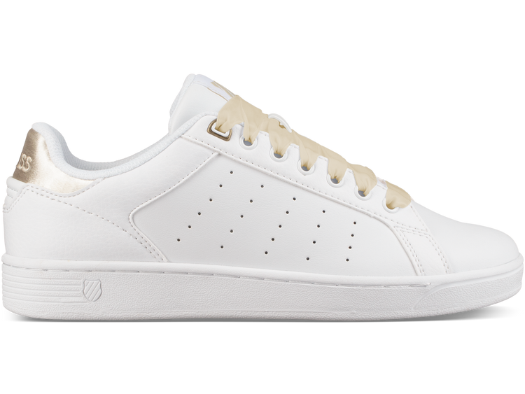 95353 198 M WOMENS CLEAN COURT CMF WHITE OYSTER WHITE