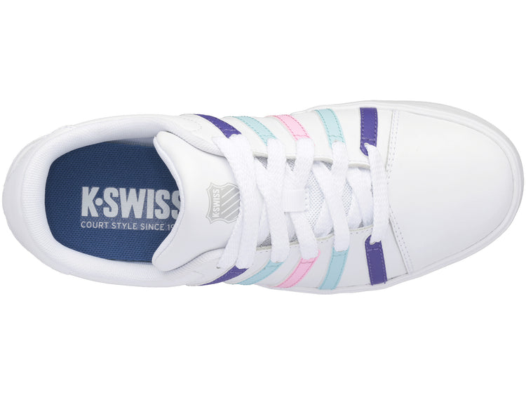 96791-133-M | COURT CASWELL LITE | WHITE/DEEP BLUE/TANGER TURQUOISE