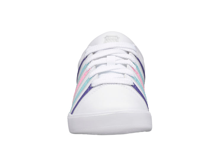 96791-133-M | COURT CASWELL LITE | WHITE/DEEP BLUE/TANGER TURQUOISE
